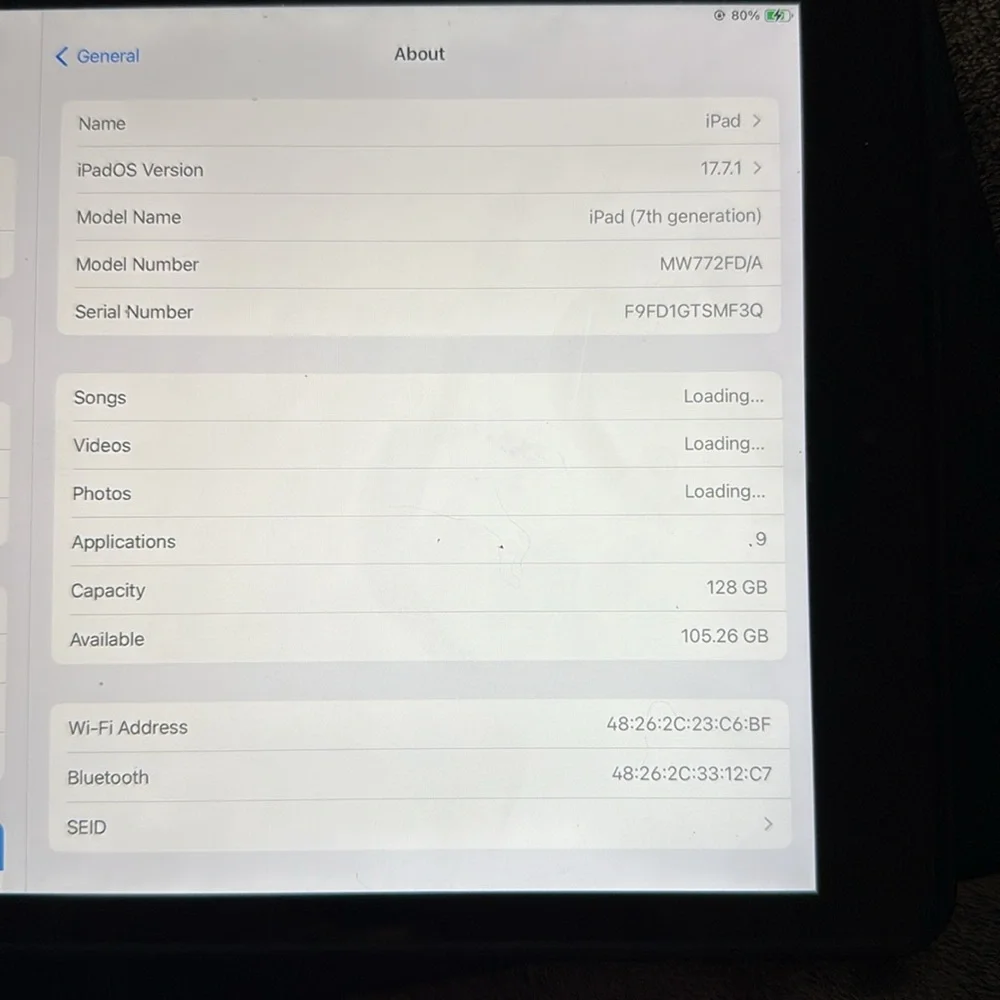 Black Tablet with Stylus